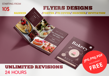I will do a business flyer design for your company and logo design