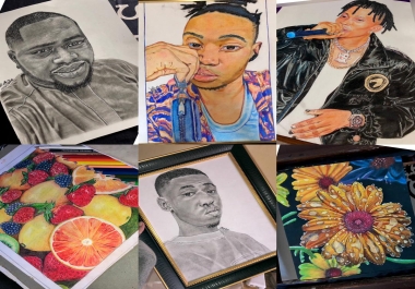 Charcoal Drawing Pencil in the Drawing Painting