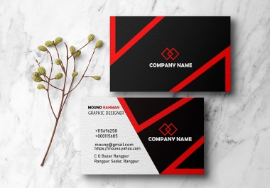 I will provide a luxury business card design services with QR code