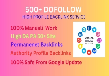 I Will 500+High DA PA Profile Backlink For SEO Link Building