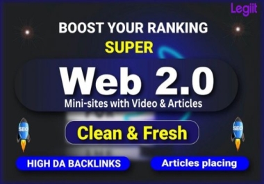 Get Powerful 100 Web2.0 High Authority SEO Backlink