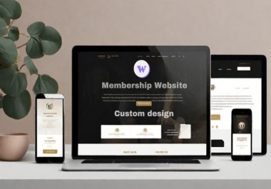 I will develop full functional WordPress membership website