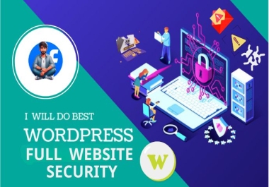 I will do best WordPress full website security