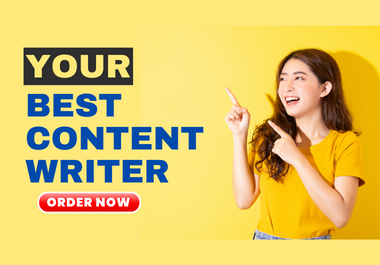 I will do killer article writing,  content writing
