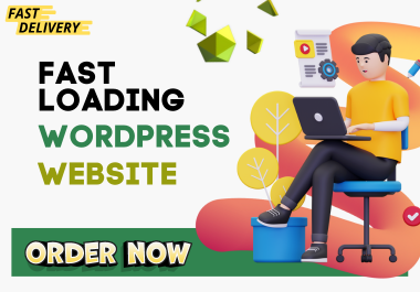 I will create wordpress website fully SEO friendly
