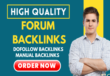 I will Provide 60 Do follow Forum Posting from High Quality Sites.