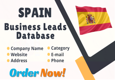 I Will Deliver You 2026 Updated 100K Spain Business Email Lists Database Leads
