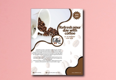 I will create a professional minimalist eye caching creative and modern flyer