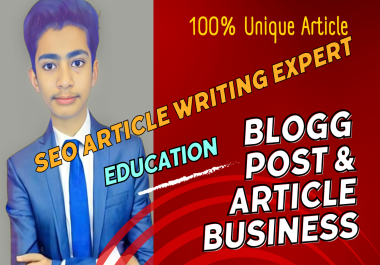 I will be an excellent content Write article