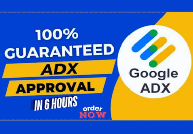 do ma adx approval from google certified company instantly with delink guarantee