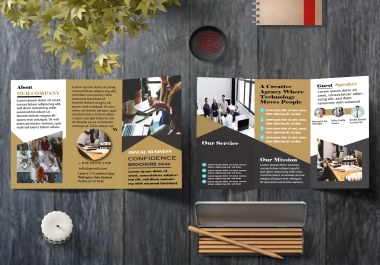 I will design stunning brochures & menu cards within 1 day