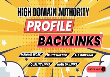 Get 166 HQ Profile backlink and skyrocket your SEO website ranking