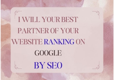 I Will Promote The Seo Of Your Website For Top Google Rankings