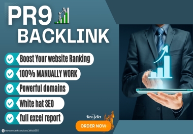 Boost Ranking 60+ PR9 DA85+ High Authority SEO Backlinks