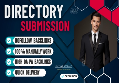Create 150 plus Directory Submission Dofollow High DA SEO Backlinks