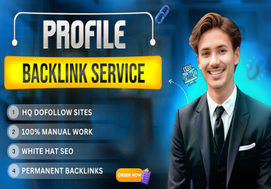 2025 Update UNIQUE 101 Profile backlinks DA 70-90+ High Authority Dofollow SEO Link building