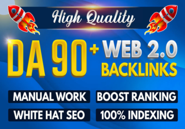 100 High Quality DA Web 20 Backlink Fast Indexing in Google