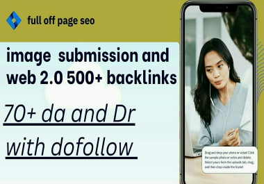 I will do high quality 60 image submission profile,  web 2.0 backlink