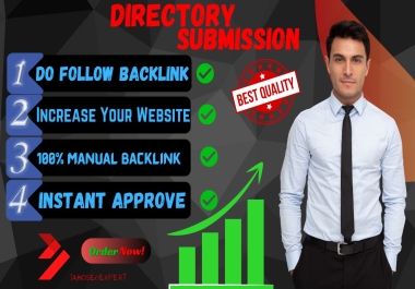 I Will Provide You 60 High Quality Manual Do follow Directory Backlink For Boost Website Ranking