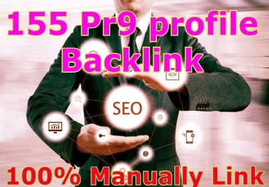 155 Pr9 profile Backlink DA-100-60 Big pr9 backlink