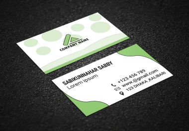 I will design a timeless business card