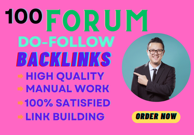 I will backlink high quality 100 form profile from posting back link