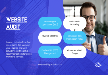 We solve all the problems of the website through audit