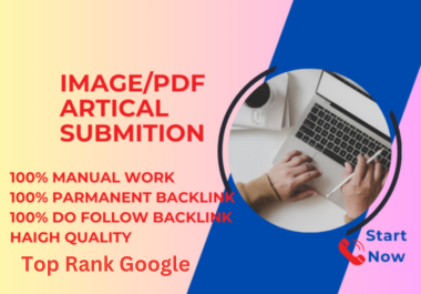 I will create 100 PDF/IMAGE Submission Backlinks