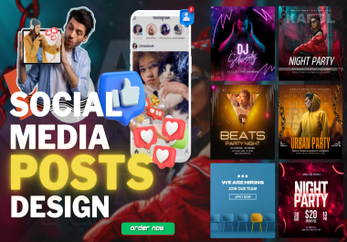 I will create unique and engaging social media posts