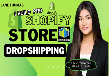 I will create a converting dropshipping shopify store shopify website