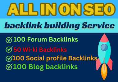 All In One SEO Package 300 High Authority Backlinks Service