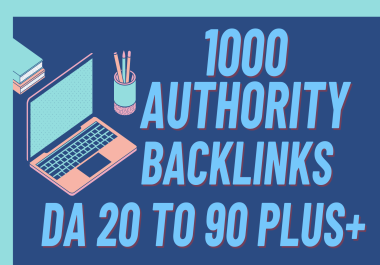 I will do 1000 Manual Top Quality With high da pa tf cf Backlinks