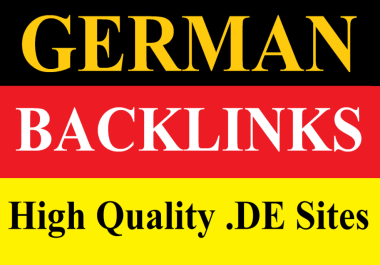 I will make 22 permanent german dofollow backlinks from germany sites