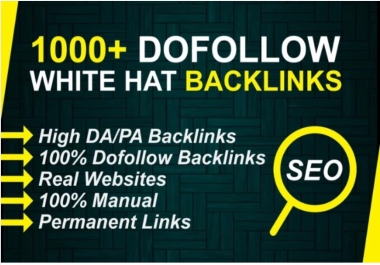 I will create 1000 SEO backlinks for google ranking