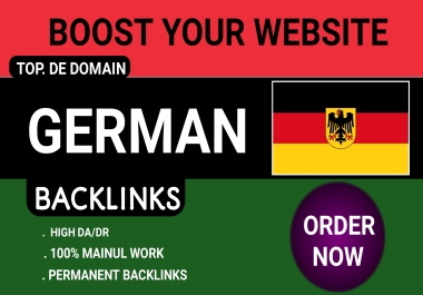 I will create 26 permanent german dofollow da90 seo backlinks from germany on de sites