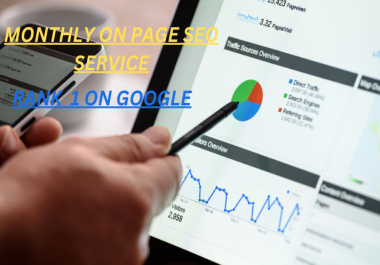 I will do monthly on page SEO for your website