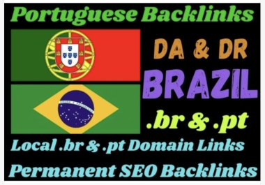 55 Portugal seo Brazil dofollow backlinks domain br pt linkbuildings site
