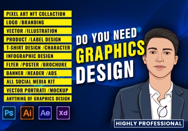 I will do all kinds of graphic design custom art and illustration