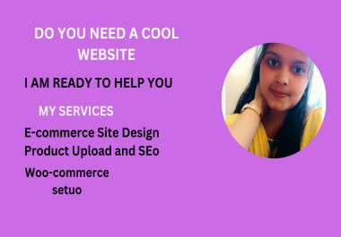 I Will Design E-commerce Website Online Store With Woocommerce