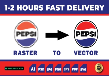 I will perfectly trace your logo,  image,  or anything into vectors quickly.