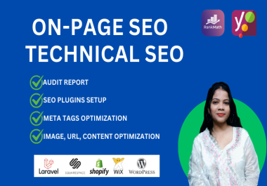 I will do onpage and technical SEO optimization