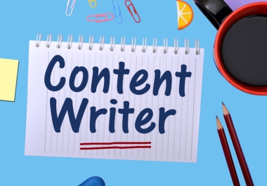content writer all kind of content available