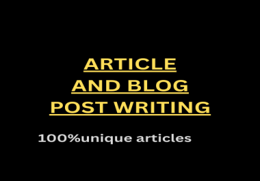 i will make an article for your website
