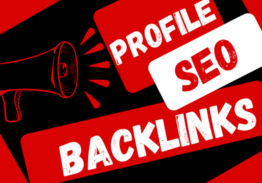 20 High Quality manually build Profile Backlinks For Website