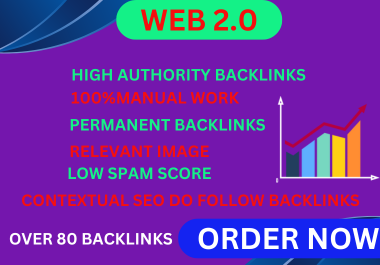 I will create a best effective blog with best DA web 2.0 backlinks