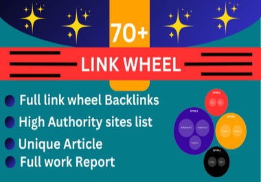 70+ Link Wheel Backlinks On High Authority Web2.0 Sites for your Website Ranking