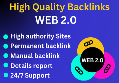 I Will Build 100 High Quality Powerful Web 2.0 Backlinks BUY 5 GET 1 FREE