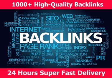 1000 High-Quality Backlinks 100 DoFollow 50 - DA 65+ 30 - DA 40+ 20 - DA20+