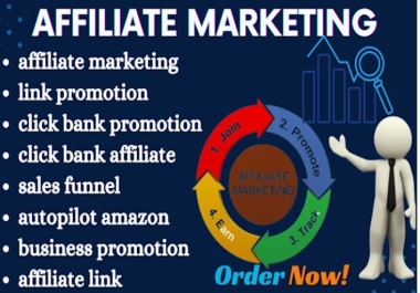 I will clickbank affiliate link promotion,  affiliate marketing clickbank link promotion