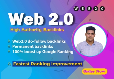 Niche-Related High DA 100 Web2.0 SEO backlinks